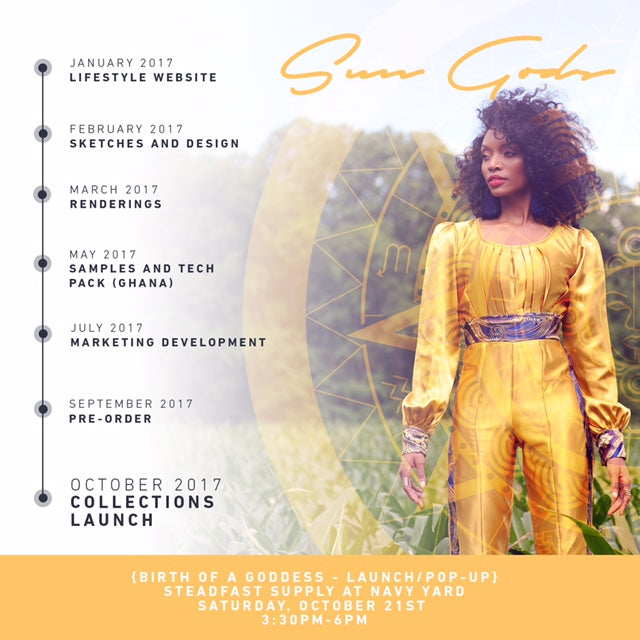 Sun Gods Presents: {Birth of a Goddess} Launch Party/Pop-Up Series!